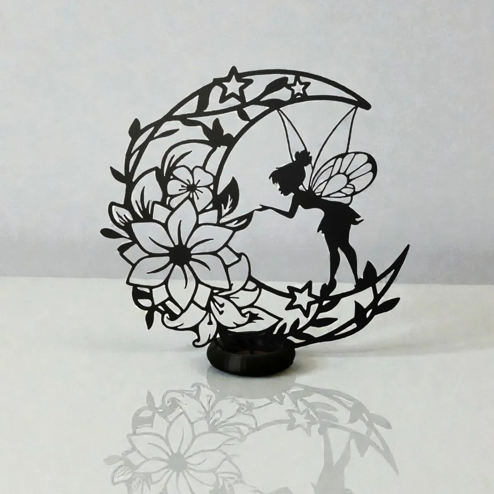 Décoration mural fée lune