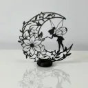 Décoration mural fée lune